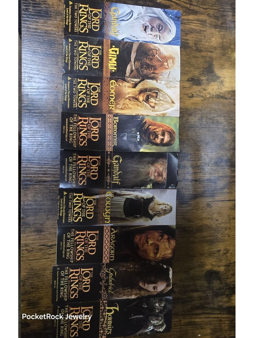 Lord Of The Rings Double-sided Bookmark Set (16) As-Is